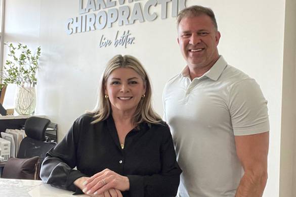 Chiropractor Calgary AB Michael Kricken With Staff Chiropractor Calgary AB Michael Kricken With Staff